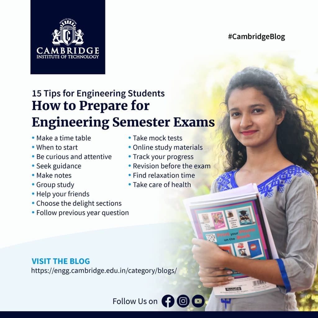 how to prepare for engineering semester exams