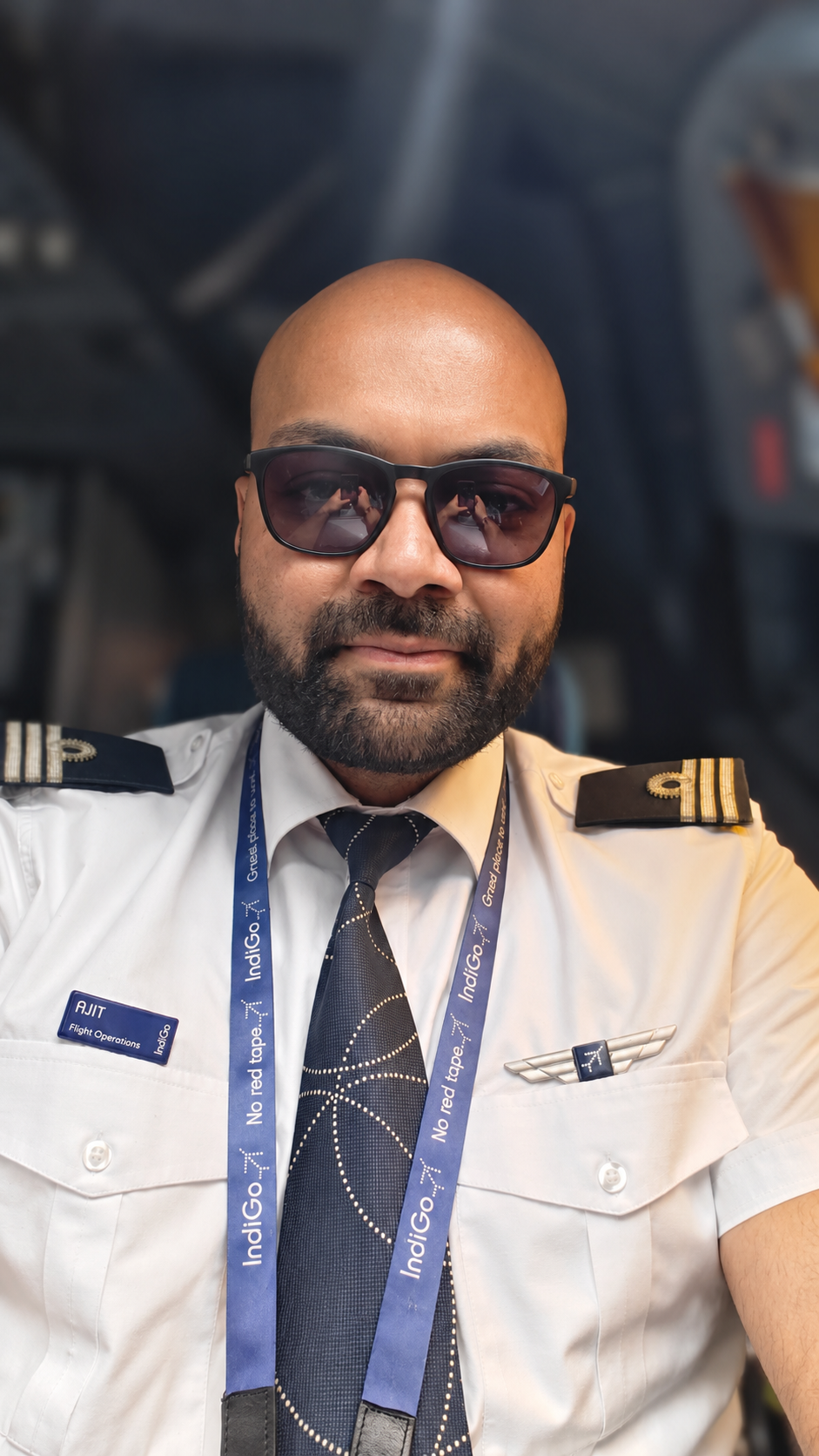Captain Ajith Bhatt A V Blurred